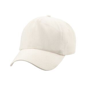 Beechfield Childrens/Kids Original 5 Panel Cap / Natural